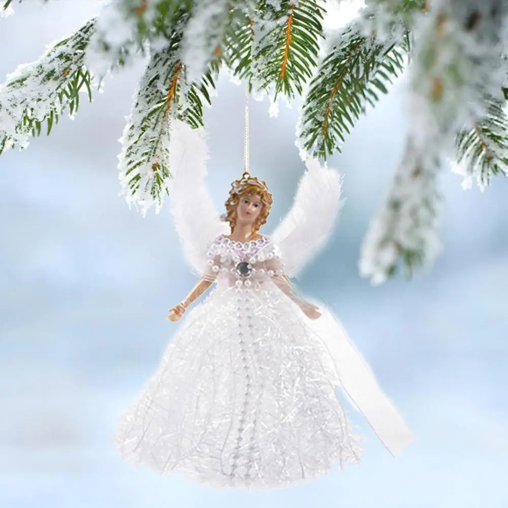 $10 christmas gifts 2025 Christmas Tree Pendant Hanging Ornaments 2025 New Year Gifts Christmas Plush Angel Dolls Decoration For Home Decorations
