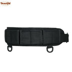 Tactical MOLLE Battle Belt for Men Adjustable Padded Waistband with Quick Release Buckle Duty Belt for Hunting, Paintball