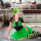 $10 christmas gifts Green Bows Green Furry Hairpin Christmas Tree Decorations Holiday Hair Accessories For Hair Styling $10 gift ideas