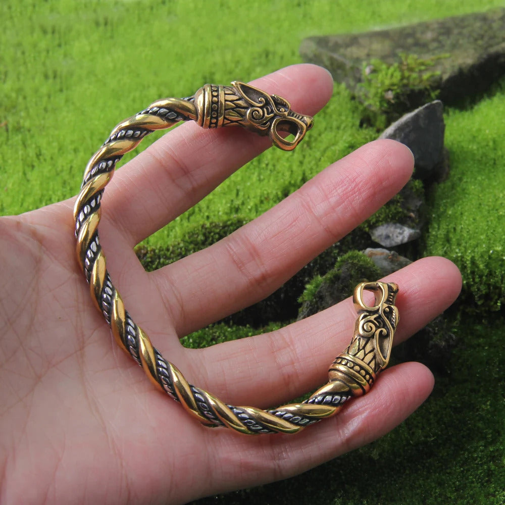 $10 christmas gifts Never Fade Nordic Viking Norse Dragon Scandinavian Bracelet Men Wristband Cuff Bracelets stainless steel with gift bag