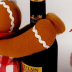 $10 christmas gifts Gingerbread Man Tree Topper Cute Christmas Tree Decor Small Doll Pendant Decorative Gingerbread Figurines Ornaments for Winter