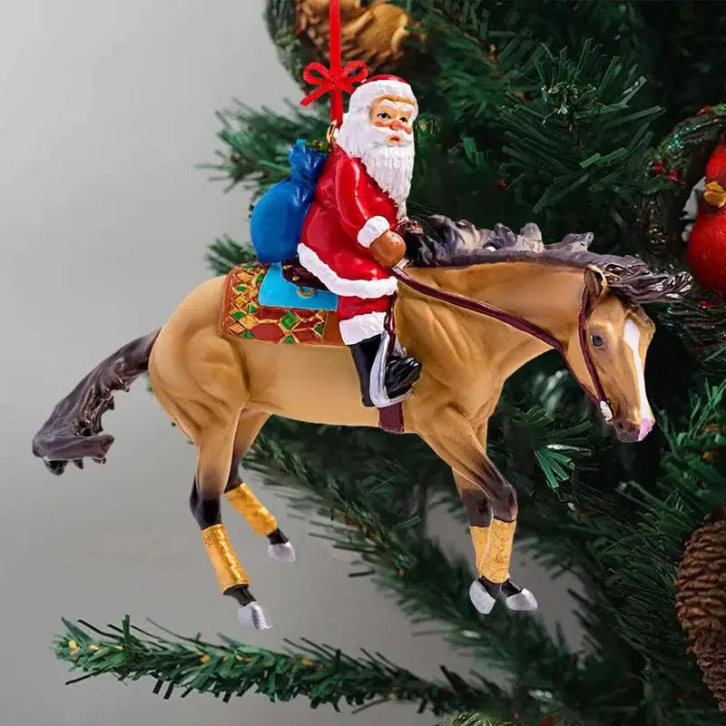 $10 christmas gifts Christmas Tree Ornament Horse Acrylic Christmas Flat Hanging Ornament For Kids Horse Decorative Acrylic Pendant For Christmas
