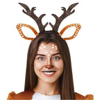$10 christmas gifts Reindeer Ears Headband Cute Realistic Deer Antlers Headband Animal Ears Headband For Cosplay Deer Costume Christmas Accessories