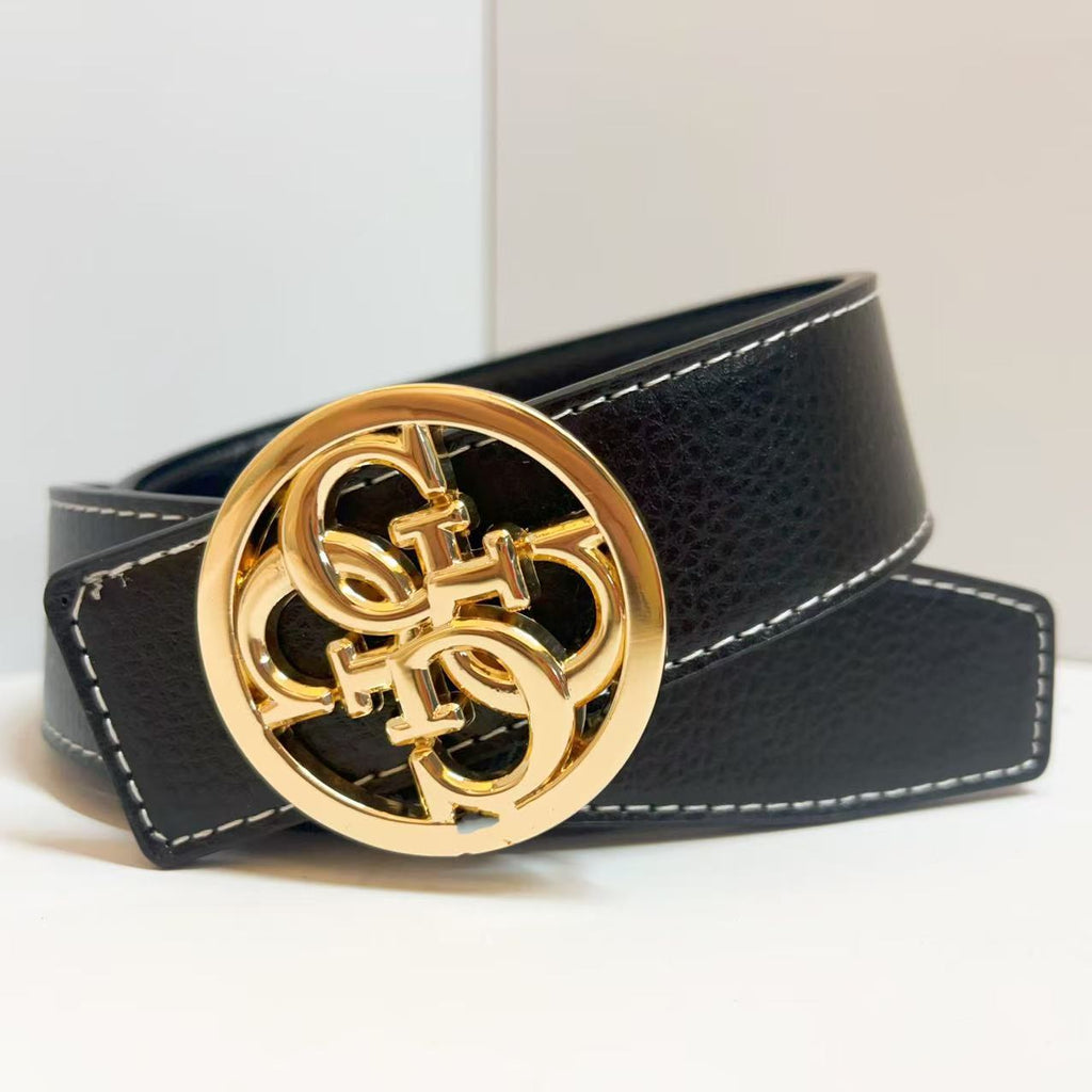 Fashion Luxury Belt High Quality Women Genuine Real Leather Dress Strap for Jeans Waistband