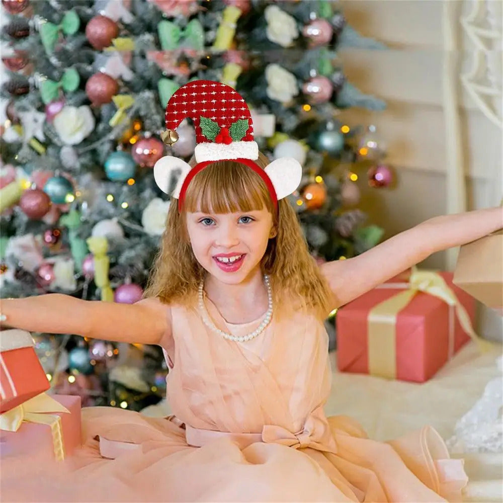 $10 christmas gifts Christmas Headband Cartoon Red Santa Claus Hairband Merry Christma Gifts For Kids Headwear Happy New Year $10 gift ideas