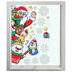 $10 christmas gifts Window Decals For Christmas Winter Snowflake Static Clings Christmas Ambience Window Decor Accessories For Tiles Household