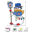 $10 christmas gifts Window Decals For Christmas Winter Snowflake Static Clings Christmas Ambience Window Decor Accessories For Tiles Household