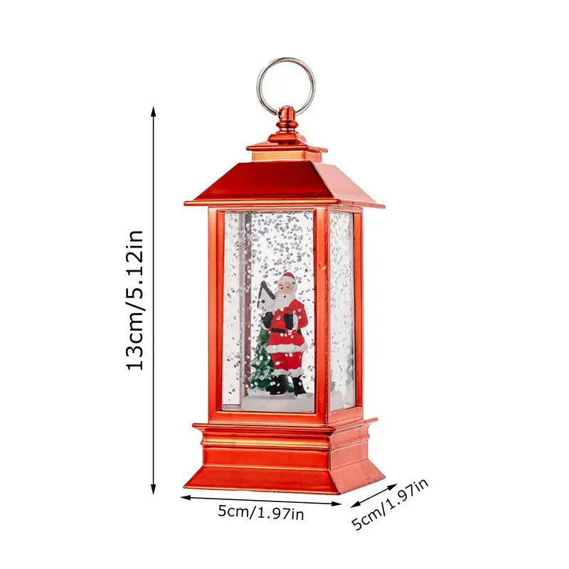 $10 christmas gifts Christmas Snow Globe Lantern LED Vintage Snow Crystal Ball Lantern Night Light Christmas Lantern Lights Portable Night Light