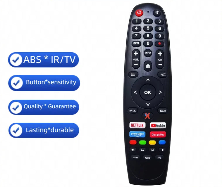New IR Remote Control For Sansui RC-025 K3200HSG-EK4300USG-E &  Caixun EC32V1HA EC32V2HA 4K UHD Smart TV