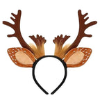 $10 christmas gifts Christmas Headband Women Antler Headband Christmas Festive Reindeer Antler Headband for Women Plush Christmas Hair Accessory