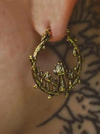 $10 christmas gifts Hollow Out Mushroom Design Dangle Earrings,  New Style Jewelry for Women & Girls for Party, Daily Clothing Decor, Trendy All-mat