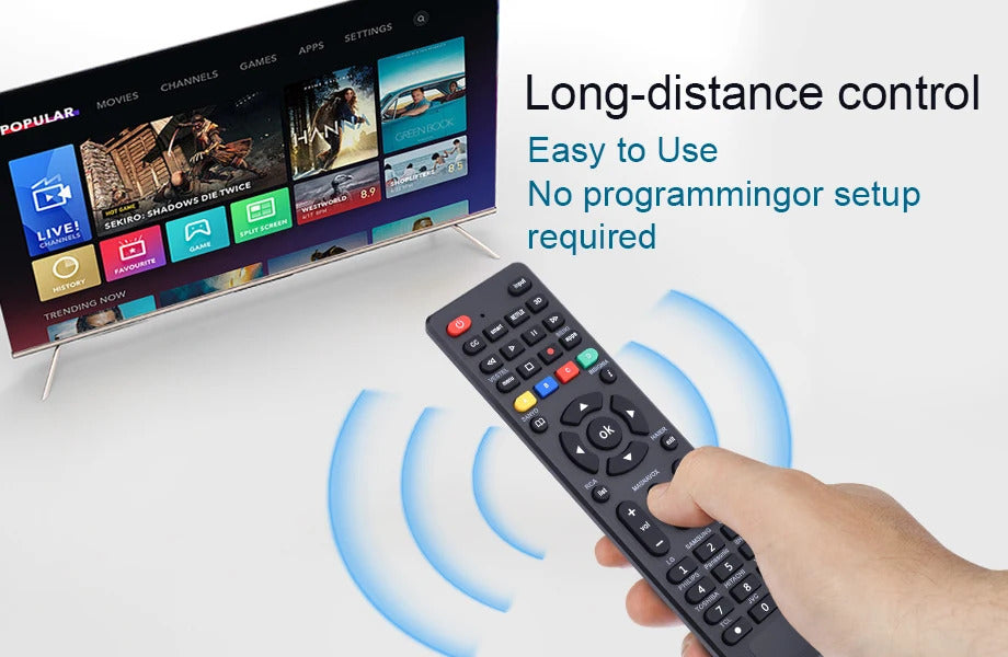 Universal Tv Remote for Lg, Samsung, Tcl, Philips, Vizio, Sharp, Sony, Panasonic, Sanyo, Insignia, Toshiba and Other Brands Lcd L