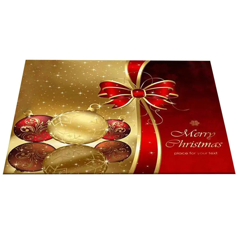 $10 christmas gifts 2025 Christmas Decorations for Home Door Mat Floor Carpet Santa Snowman Rugs Navidad Ornaments New Year 2025 Gifts Natal Xmas$10 gift ideas
