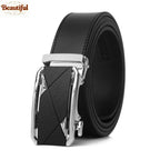 New Designer Belt Men Man Leather Automatic Buckle Luxury High-end Pure Leather Belt