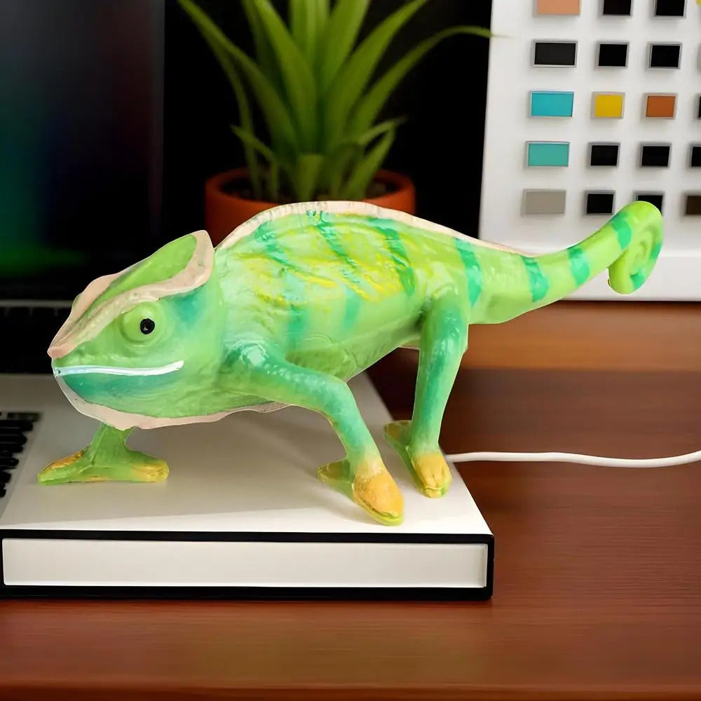 $10 christmas gifts Chameleon Toy Realistic Solid Chameleon Toy Figurine Multi-functional Animal Figurines Bonsai Decor For Thanksgiving Christmas