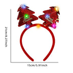 $10 christmas gifts Lighted Christmas Headwear Cartoon Holiday Lighted Headbands Cute Christmas Costume Headwear Photography Fancy Headpieces For