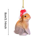$10 christmas gifts Christmas Squirrel Rabbit Elk Bird Animal Ornaments Xmas Tree Hanging Pendant Christmas Scene Home Decoration Props $10 gift ideas
