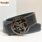 Fashion Luxury Belt High Quality Women Genuine Real Leather Dress Strap for Jeans Waistband