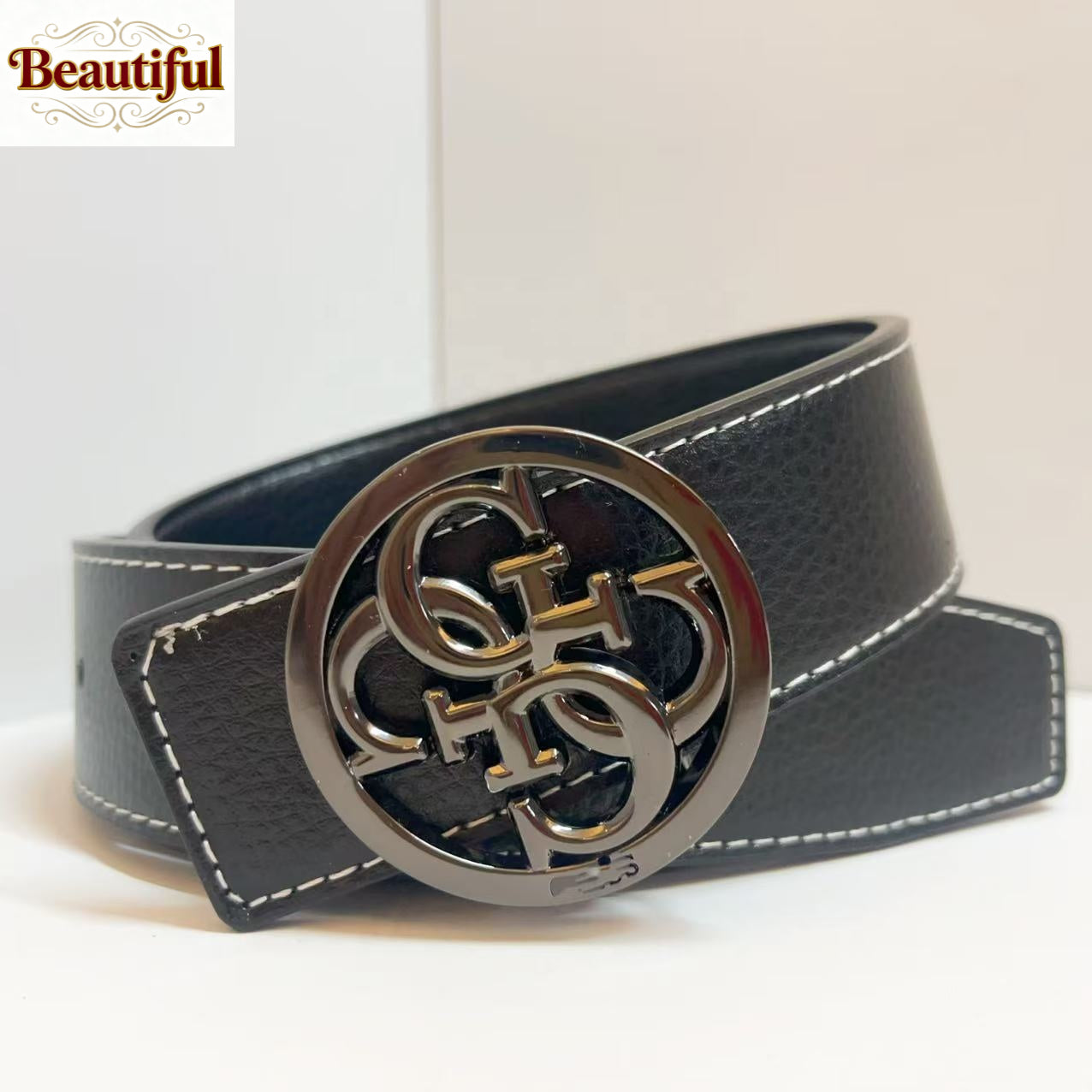 Fashion Luxury Belt High Quality Women Genuine Real Leather Dress Strap for Jeans Waistband