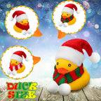 $10 christmas gifts Christmas Ducks Yellow Duck With Christmas Hat And Scarf Squeeze Squeaky Duck Miniature Bath Toys $10 gift ideas