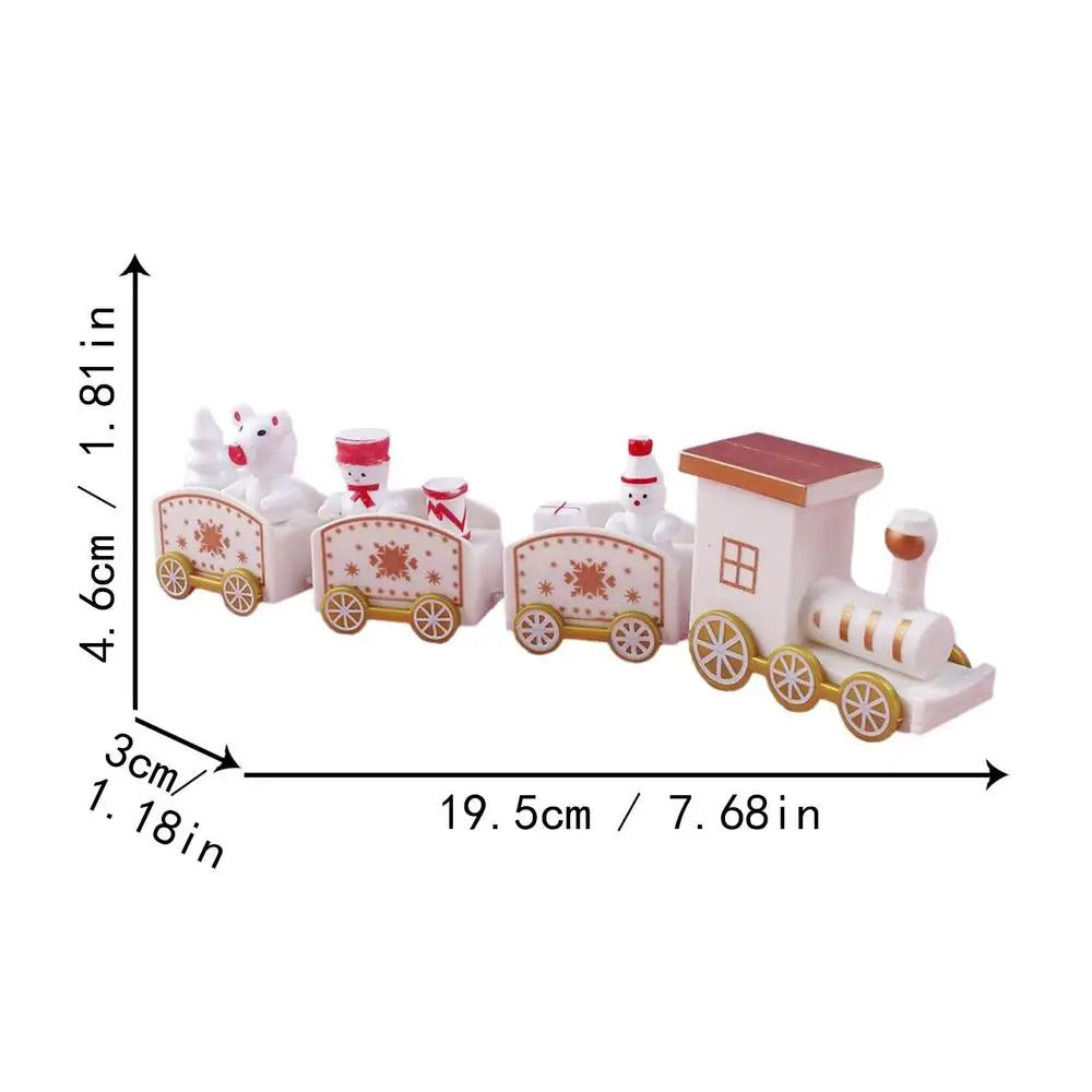 $10 christmas gifts Wooden Train Christmas Ornament Merry Christmas Decoration For Home 2025 Xmas Gifts Noel Natal Navidad New Year 2025