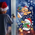 Christmas Window Clings Christmas Theme Decor Static Decals Home Decor Products For Glass Doors Window Household Appliances