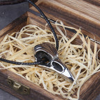 $20 christmas gifts Men Retro Crow Viking Pirate Pendant Necklace Stainless Steel Raven Neck Chain For Male Men's Berserk Rune Cool Fashion Jewelry