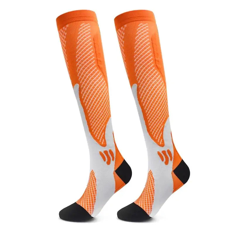 Compression Stockings Outdoor  Men's Women's Socks  Basketball Bicycle Sock Printed Sports Natural Walking