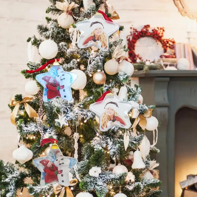 $10 christmas gifts Christmas Transparent Photo Ball Personalize DIY Photo Ball Ornaments DIY Christmas Tree Hanging Craft Ball Ornament Decor