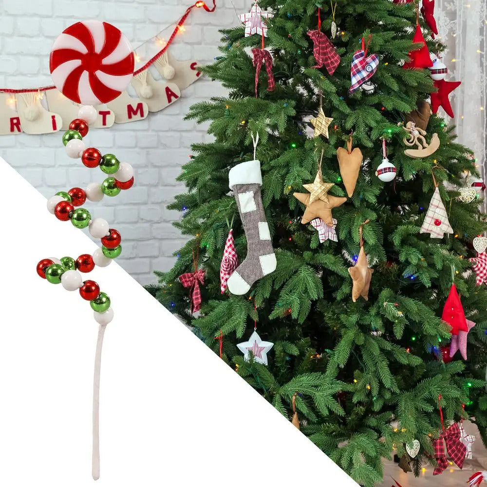 $10 christmas gifts Christmas Candy Cane Decorations Christmas Tree Decoration Red White Lollipop Decoration Curved Candy Christmas Tree Stems Decor