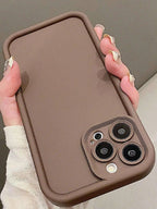 $10 christmas gifts Simple Solid Matte Anti Drop Soft Case Compatible With  iPhone15Promax Christmas Gift For Friends, Classmates Or Oneself