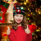 $10 christmas gifts Christmas LED Christmas Beanie Hat Winter Warm With Poms Outdoor Light Up Hat Unisex Flashing Caps For Home Party $10 gift ideas