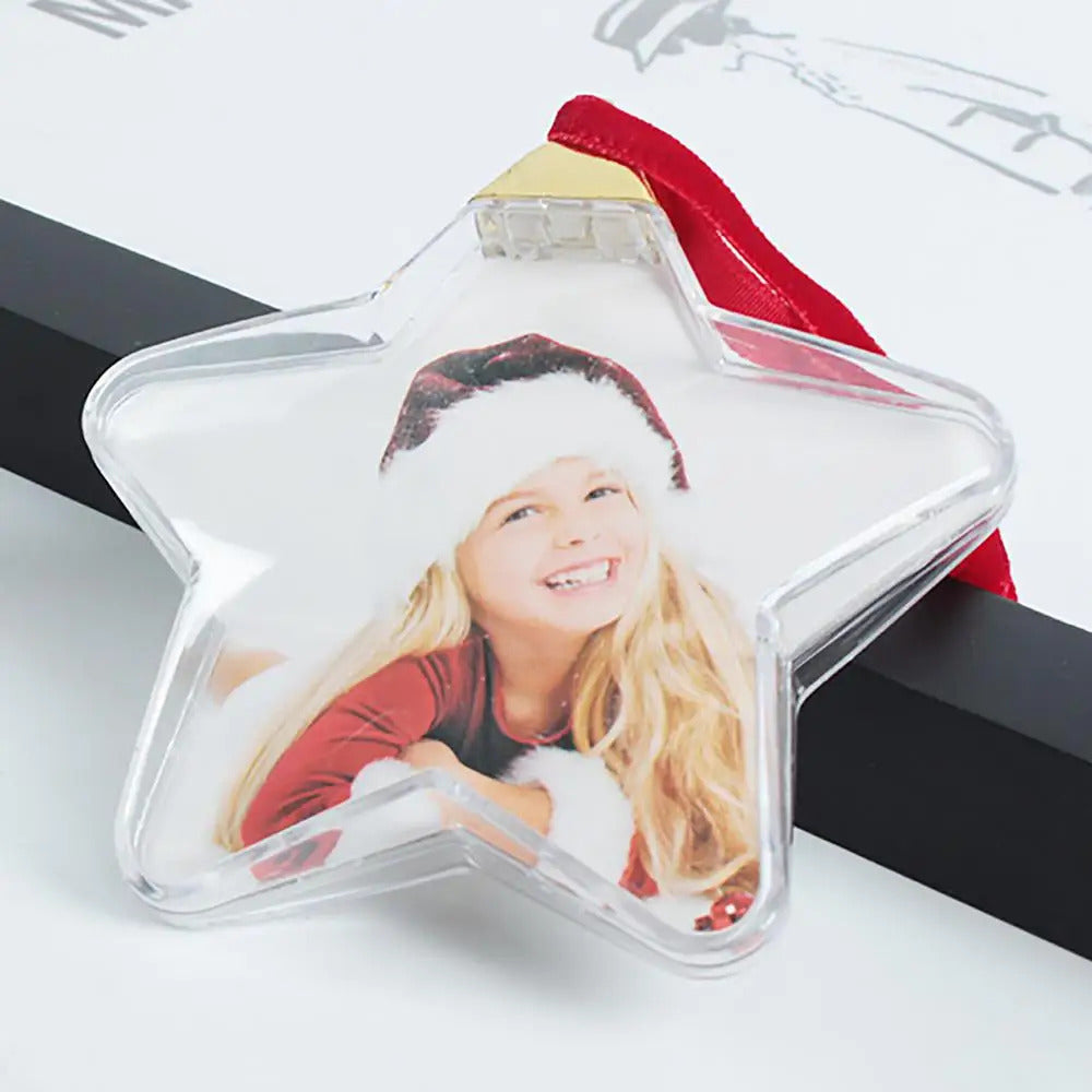 $10 christmas gifts Christmas Transparent Photo Ball Personalize DIY Photo Ball Ornaments DIY Christmas Tree Hanging Craft Ball Ornament Decor