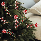 $10 christmas gifts Christmas Candy Cane Decorations Christmas Tree Decoration Red White Lollipop Decoration Curved Candy Christmas Tree Stems Decor