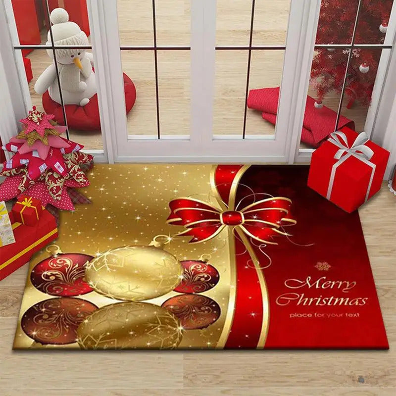 $10 christmas gifts 2025 Christmas Decorations for Home Door Mat Floor Carpet Santa Snowman Rugs Navidad Ornaments New Year 2025 Gifts Natal Xmas$10 gift ideas