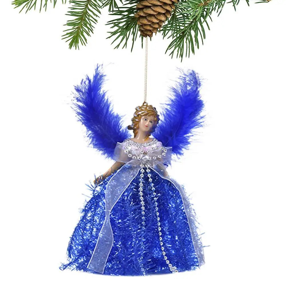 $10 christmas gifts 2025 Christmas Tree Pendant Hanging Ornaments 2025 New Year Gifts Christmas Plush Angel Dolls Decoration For Home Decorations