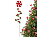 $10 christmas gifts Christmas Candy Cane Decorations Christmas Tree Decoration Red White Lollipop Decoration Curved Candy Christmas Tree Stems Decor