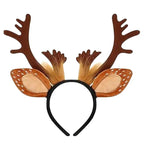 $10 christmas gifts Christmas Headband Women Antler Headband Christmas Festive Reindeer Antler Headband for Women Plush Christmas Hair Accessory