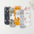 Women Animal Cotton Socks Autumn Winter High Quality Casual Tube Socks Female Ladies Lovely Cartoon Socks