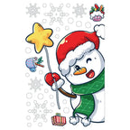 Christmas Window Clings Christmas Theme Decor Static Decals Home Decor Products For Glass Doors Window Household Appliances