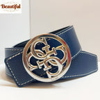 Fashion Luxury Belt High Quality Women Genuine Real Leather Dress Strap for Jeans Waistband