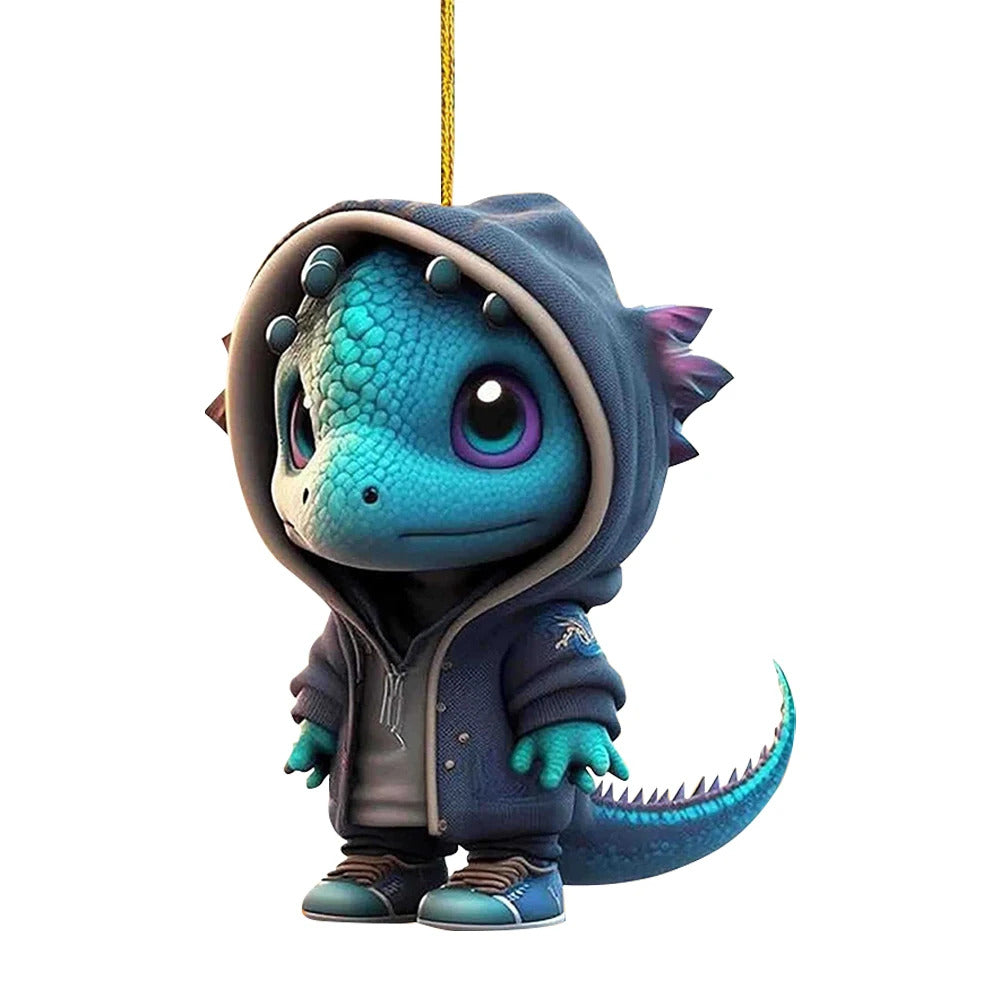 best friend christmas gifts Christmas Dragon Ornaments Novelty Hanging Ornament Acrylic Dragon Egg Decoration Realistic for Home and Car Decoration