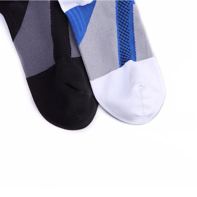 Compression Stockings Outdoor  Men's Women's Socks  Basketball Bicycle Sock Printed Sports Natural Walking