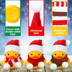 $10 christmas gifts Christmas Ducks Yellow Duck With Christmas Hat And Scarf Squeeze Squeaky Duck Miniature Bath Toys $10 gift ideas