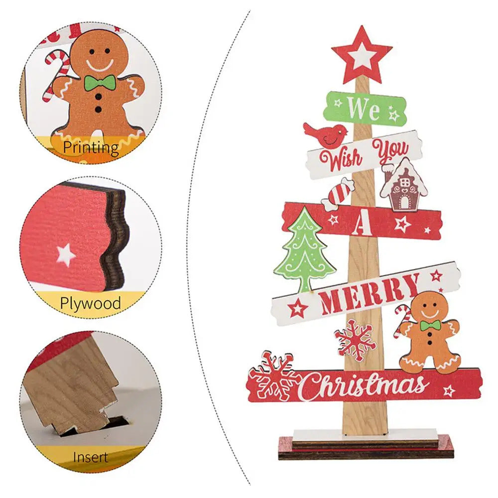 $10 christmas gifts New Gingerbread Christmas Decorations Sign Wood Christmas Table Decor Christmas Sign Decor Table Centerpieces Rustic Sign Craft