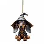 personalized christmas ornaments 2025 Christmas Cartoon Dog Ornament Acrylic Cute Dog Pendant Funny Puppy Pendant Xmas Tree Backpack Car Interior