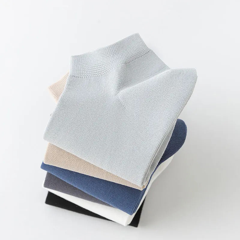 High Quality Men Combed Cotton Socks Short Breathable Odor proof and antibacterial Business Spring Summer for Male sock