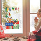 Christmas Window Clings Christmas Theme Decor Static Decals Home Decor Products For Glass Doors Window Household Appliances