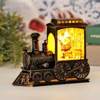 $10 christmas gifts Christmas Train Decor Light Up Retro Christmas Train Figurine Holiday Decor Battery-Operated LED Christmas Train For Parties