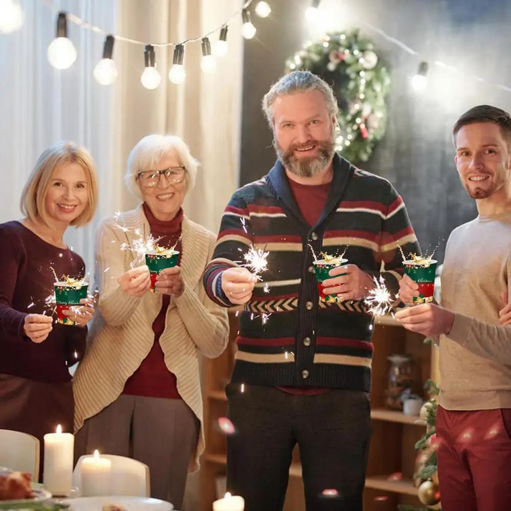 $10 christmas gifts Merry Christmas Party Disposable Paper Plate Tableware Napkins Tablecloth Christmas Decor For Home New Year 2025 $10 gift ideas